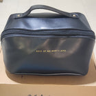 Travel Cosmetic Bag Large Capacity Multifunction Travel Cosmetic Bag Women Toiletries Organizer Female Storage Make Up Case Tool - Brown - interior view