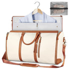 Large Capacity Travel Duffle Bag Women's Handbag Folding Suit Bag Waterproof Clothes Totes - A Black 2pcs - front view
