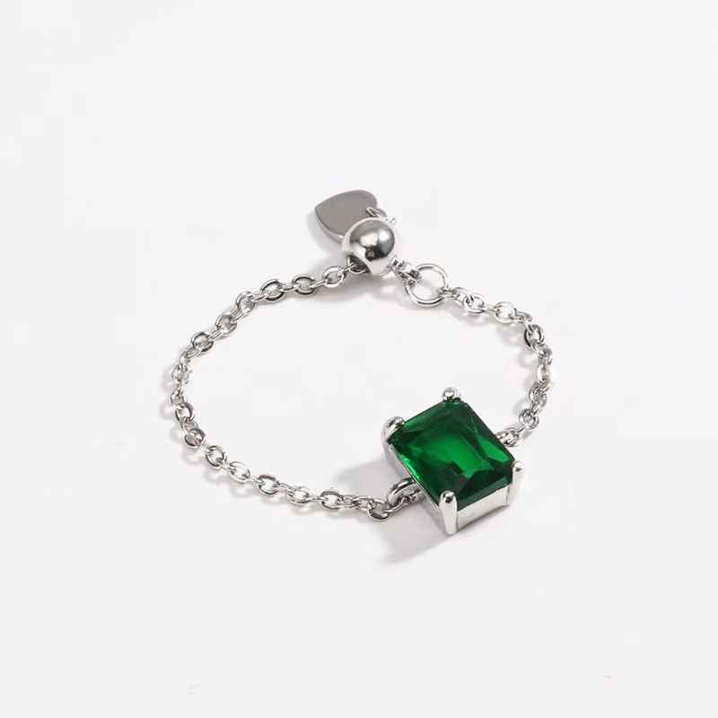 Adjustable Micro-paved Diamond Ring For Women