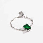 Adjustable Micro-paved Diamond Ring For Women