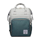 Fashion Mummy Maternity Nappy Bag - Pink gray - front view