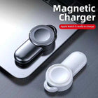 USB Wireless Charger Portable Watch Fast Charging - Black - front view