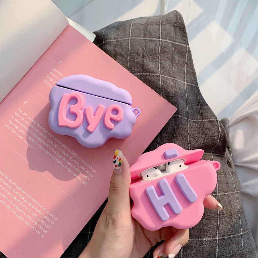 Cute Cloud AirPods Case – Soft Silicone Cover for AirPods 1/2