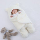 Baby Quilted Sleeping Bag Wrapper - Grey - front view