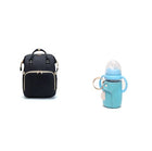 USB Charging Version Mommy Bed Backpack Folding Large Capacity Multi-function - interior view