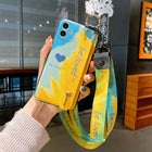 Wristband Phone Case Watercolor Phone Case - Green - color option displayed