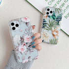 Banana Leaf Watercolor Flowers Are Suitable For Protecting Mobile Phone Cases - Orange - front view