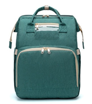 USB Charging Version Mommy Bed Backpack Folding Large Capacity Multi-function - detail close-up
