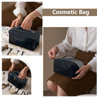 Travel Cosmetic Bag Large Capacity Multifunction Travel Cosmetic Bag Women Toiletries Organizer Female Storage Make Up Case Tool - Double layer yellow - color option displayed