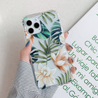 Banana Leaf Watercolor Flowers Are Suitable For Protecting Mobile Phone Cases - Orange - side view