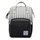 Fashion Mummy Maternity Nappy Bag - Light Gray - front view