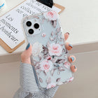 Banana Leaf Watercolor Flowers Are Suitable For Protecting Mobile Phone Cases - Pink - detail close-up