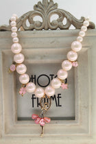 Necklace Korea Jewelry Accessories Jewelry - White - detail close-up