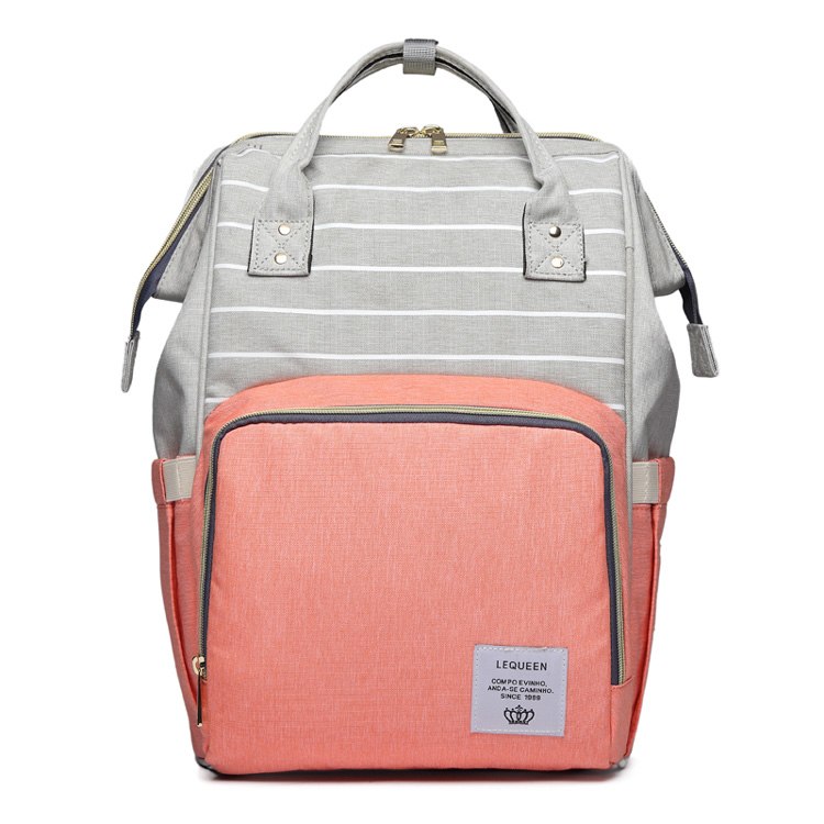 Fashion Mummy Maternity Nappy Bag - Wine Red - front view