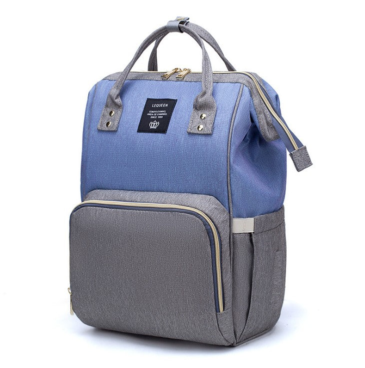 Fashion Mummy Maternity Nappy Bag - Purple - front view