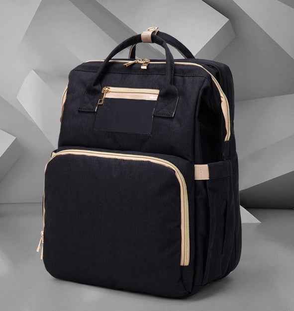 Foldable Baby Travel Bed Backpack | USB Port