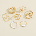 Openwork Flower Set Ring Simple Glossy - color option displayed (5 of 6)