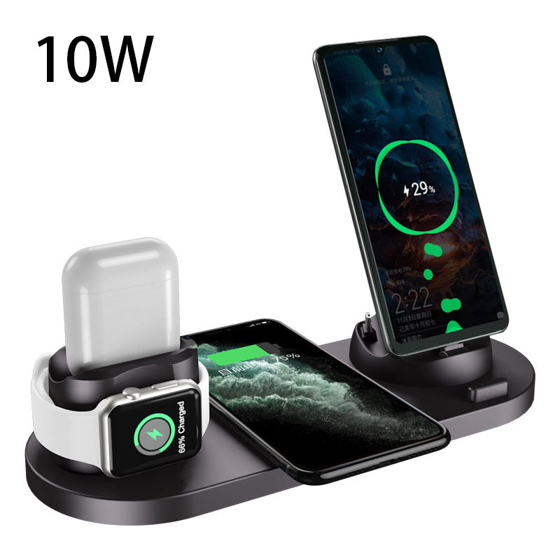 6-in-1 Wireless Charging Station – Fast Charge Phone & Watch