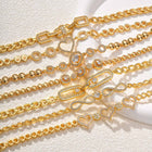 Womens Zircon Bracelet With Flower And Heart Designs - 105Style - front view
