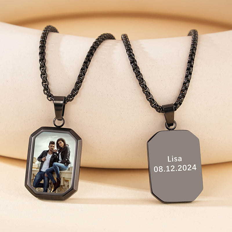 Customized Temperature-variable Fashionable And Personalized Necklace