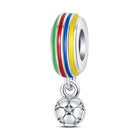Football DIY Bead Pendant Bracelet Accessories - W-PAC1119 Football Fan - product photo