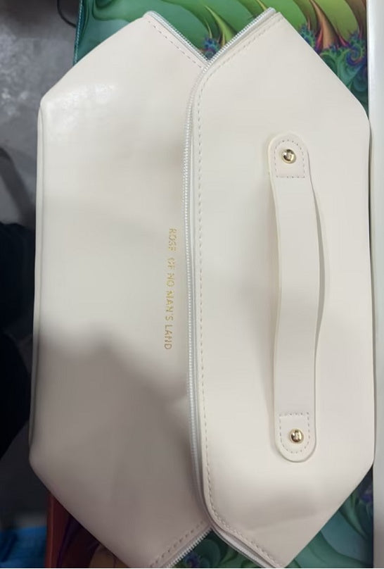 Travel Cosmetic Bag Large Capacity Multifunction Travel Cosmetic Bag Women Toiletries Organizer Female Storage Make Up Case Tool - Milk white - size comparison