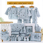 Baby Cotton Clothes Gift Box - B 22blue - front view