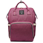 Fashion Mummy Maternity Nappy Bag - Navy blue grey - front view