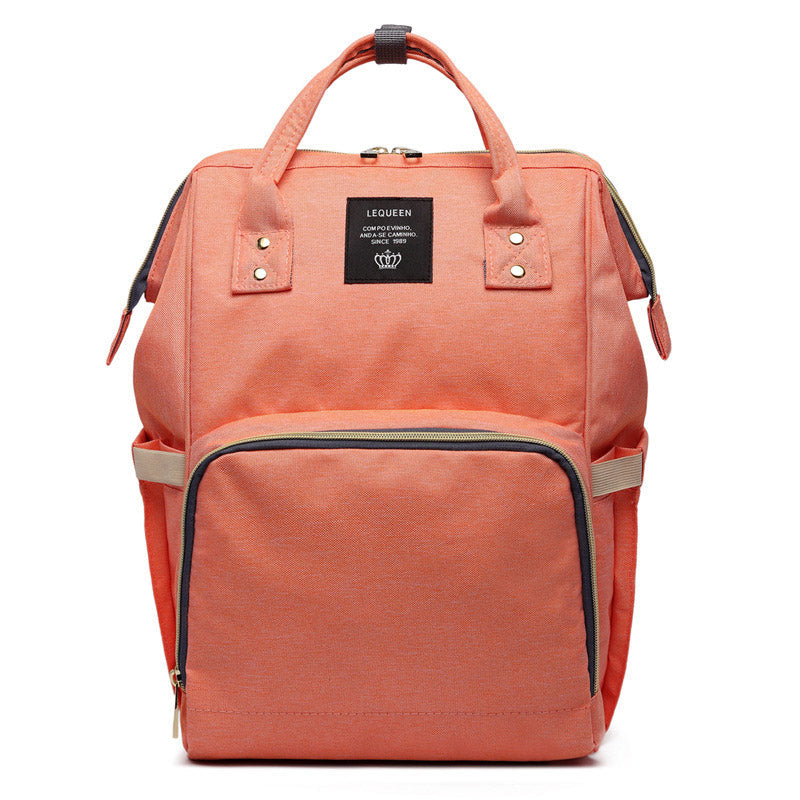 Fashion Mummy Maternity Nappy Bag - Red stripe - front view