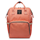 Fashion Mummy Maternity Nappy Bag - Red stripe - front view