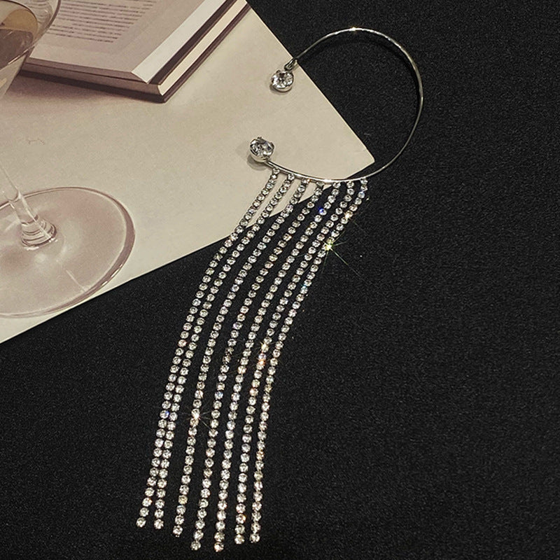 Fashionable And Simple Long Tassel Earrings - New Gold Pair - color option displayed