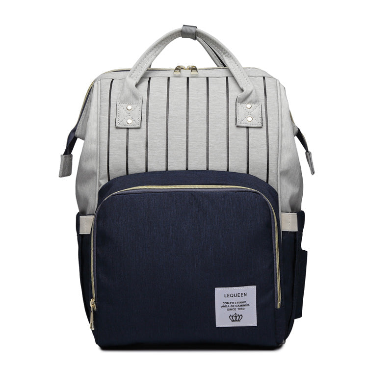 Fashion Mummy Maternity Nappy Bag - Navy 1 - front view