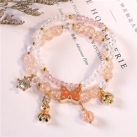 Korean Crystal Stone Bracelet – Dainty Everyday Jewelry