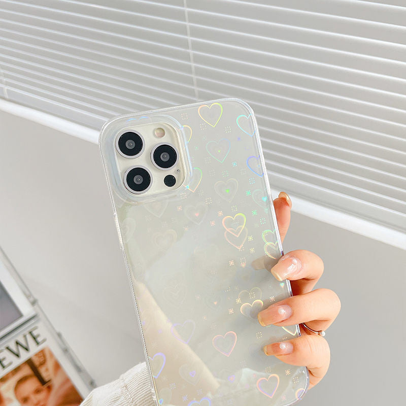 Laser Colorful Love For Double-sided Coated Silicone Phone Case - packaging shown (4 of 5)