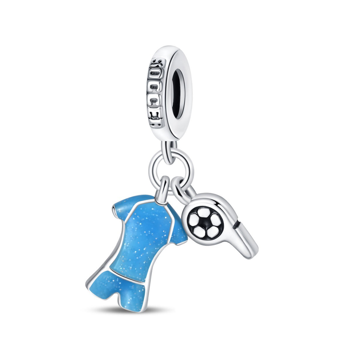Football DIY Bead Pendant Bracelet Accessories - W-PAC1126 Lucky Football - product photo