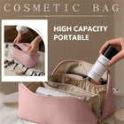 Travel Cosmetic Bag Large Capacity Multifunction Travel Cosmetic Bag Women Toiletries Organizer Female Storage Make Up Case Tool - Purple - size comparison