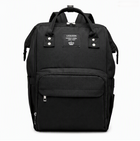 Fashion Mummy Maternity Nappy Bag - Black - detail close-up