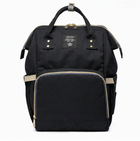 Fashion Mummy Maternity Nappy Bag - Black gray - detail close-up