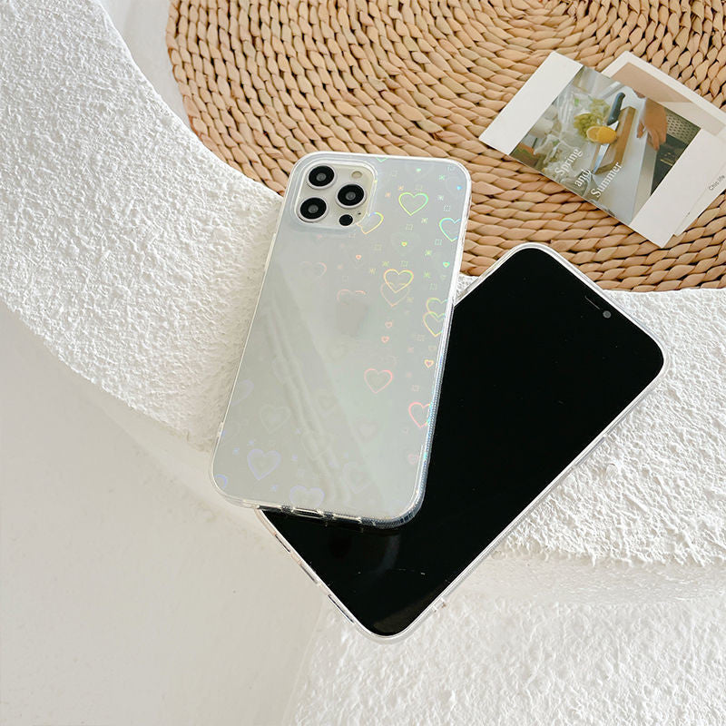 Laser Colorful Love For Double-sided Coated Silicone Phone Case - color option displayed (5 of 5)