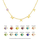 Women's Personalized Name Pendant Necklace, Initial Chain - Silver - packaging shown