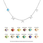 Women's Personalized Name Pendant Necklace, Initial Chain - Gold - detail close-up