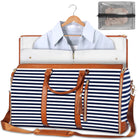 Large Capacity Travel Duffle Bag Women's Handbag Folding Suit Bag Waterproof Clothes Totes - detail close-up