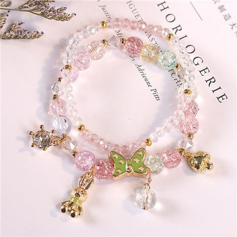 Korean Crystal Stone Bracelet – Dainty Everyday Jewelry