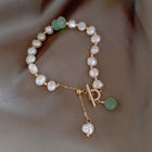 Women's Freshwater Pearl Adjustable Bracelet - Irregular pearl - color option displayed